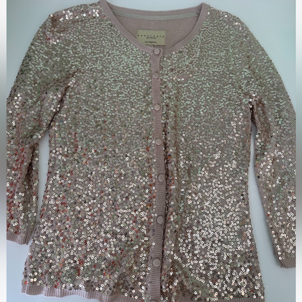 Sequin cardigan